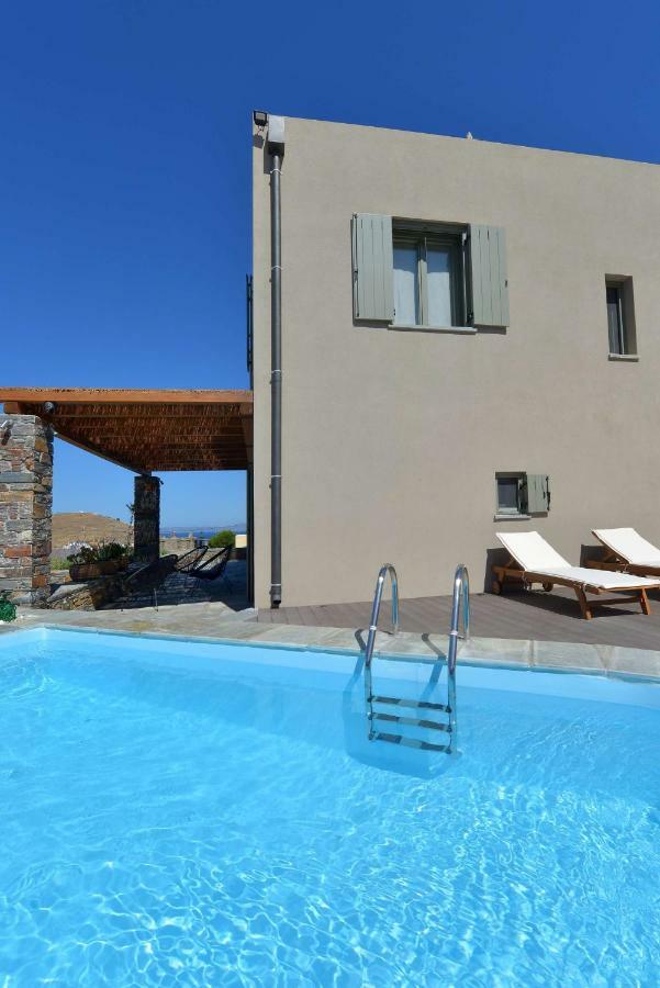 Luxurious 2019Blt Seaview Villa Wth Swimming Pool Korissia  Exterior foto